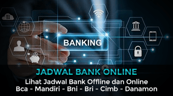 jadwal bank online